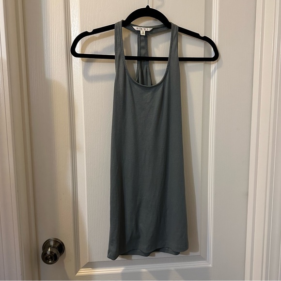 cABi Slate Gray/Blue Racerback Tank Top RTP: 39 USD - Picture 1 of 4